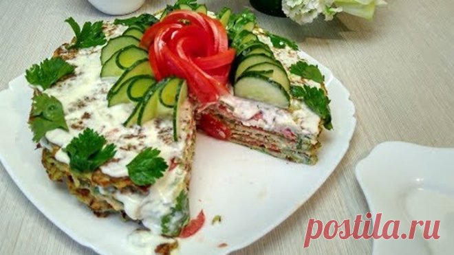 Вкуснятина из кабачков на Скорую руку! Очень вкусный рецепт