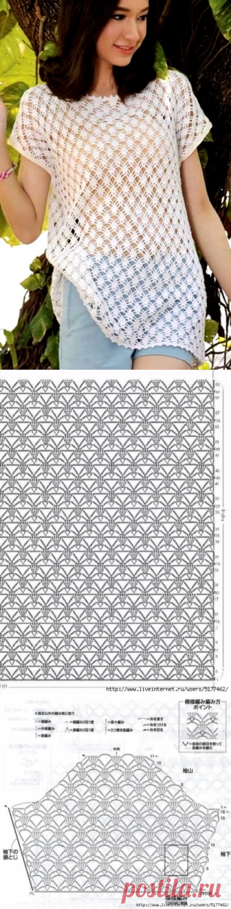 Туника крючком