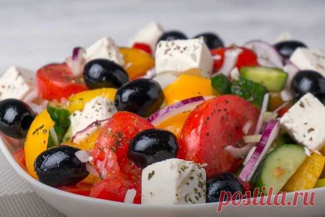 Греческий салат - 5 вкусных классических рецептов (пошагово)