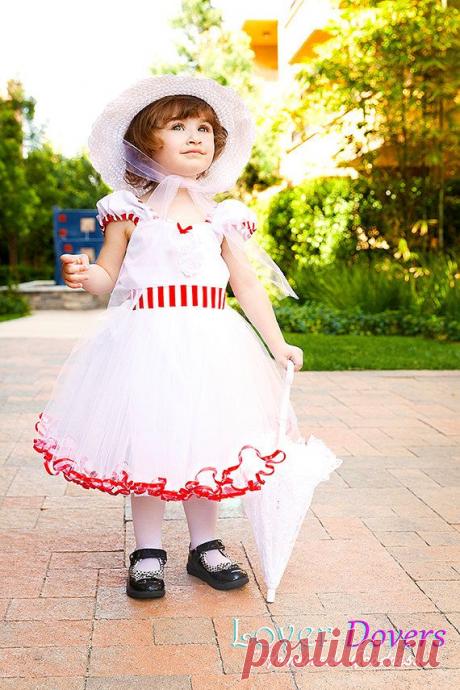MARY POPPINS dress girls costume dress fun от loverdoversclothing
