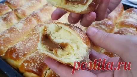 Самые вкусные и воздушные как пух булочки с начинкой