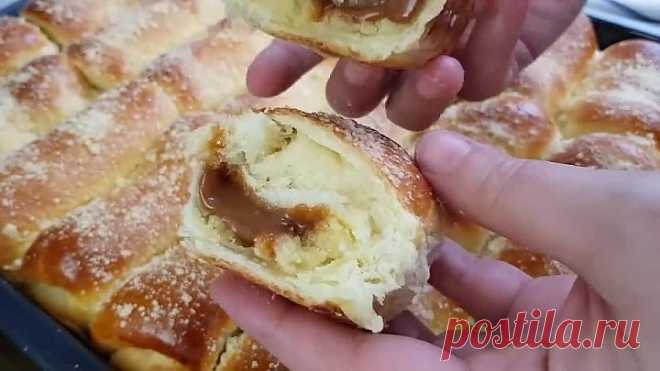 Самые вкусные и воздушные как пух булочки с начинкой