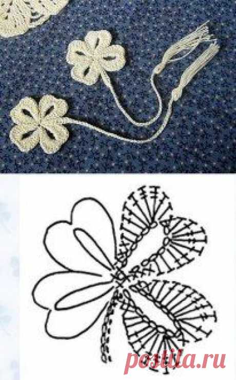 Clover | Crochet Irish | Клевер, Закладки и Листья