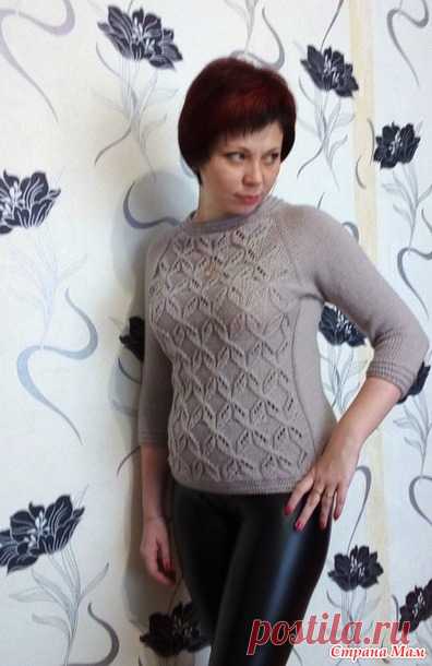 . Джемпер спицами 