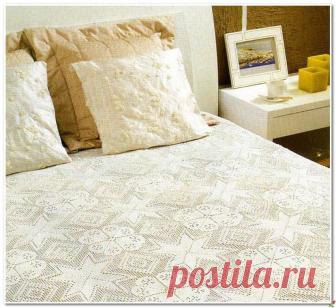 Красивое покрывало из крупных мотивов Конкурс 