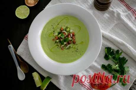 Сыроедческий Гаспачо из Авокадо Освежающий, насыщающий, полезный, вкусный