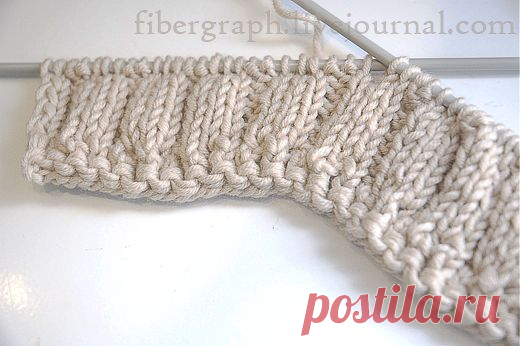Виды наборного края спицами. Мастер-классы. Часть 1.