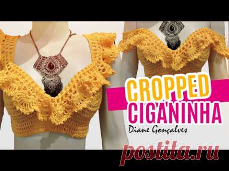 CROPPED CIGANINHA P,M,G / DIANE GONÇALVES