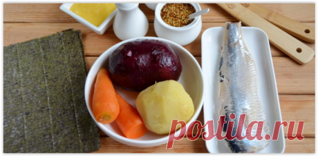 Селедка под шубой в роллах - оригинальная закуска к новогоднему столу!