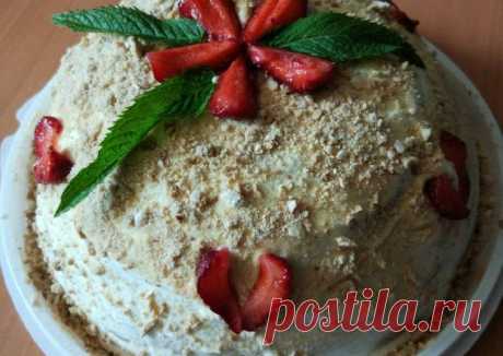 Самый вкусный торт без выпечки - пошаговый рецепт с фото. Автор рецепта Лара . - Cookpad
