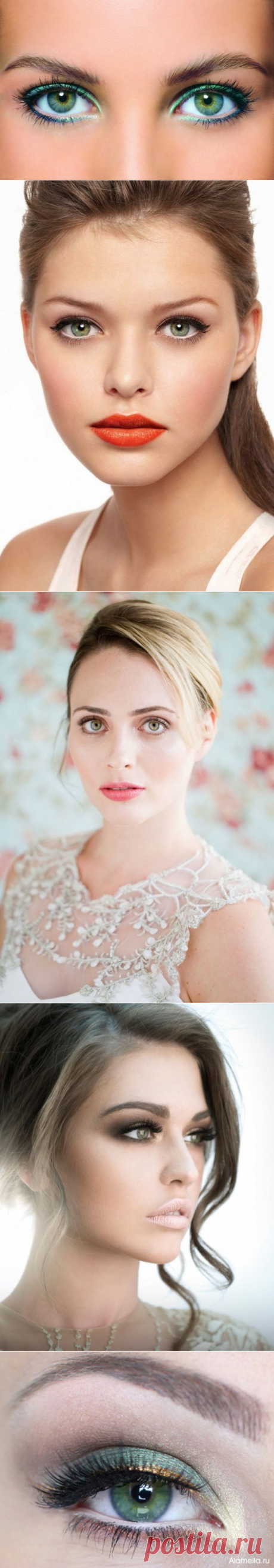 Варианты макияжа для зеленых глаз — Модно / Nemodno