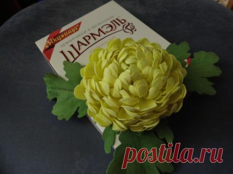 фрамиран.Заколка для волос.