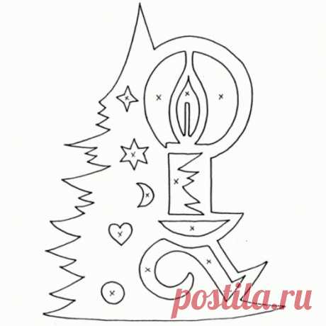 НОВОГОДНИЕ И РОЖДЕСТВЕНСКИЕ ВЫТЫНАНКИ (38 ФОТО) / Разное / šabloni logiem / Pinme.ru