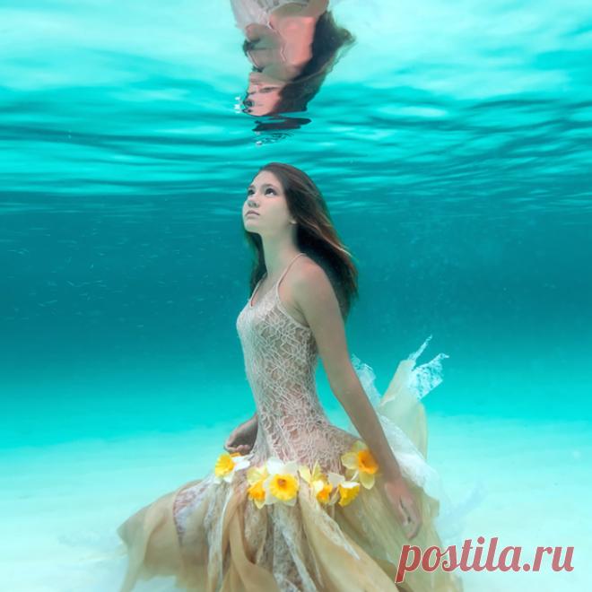Окенаида: 15 завораживающих подводных фотографий девушки-русалки