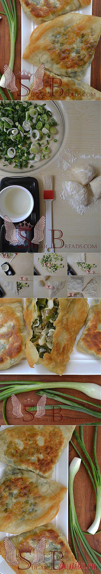 Луковые лепёшки или лепёшки с зеленым луком. | Sugar & Breads in Russia