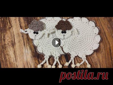 ПОДСТАВКА ПОД ГОРЯЧЕЕ &quot;ОВЕЧКА&quot; крючком /STAND FOR HOT &quot;LAMB&quot; crochet Подставки под горячее – это пример доступных мелочей, которые придадут неповторимый уют и создадут теплую атмосферу на вашей кухне....