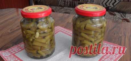 Маринованная стручковая фасоль — Домашние заботы