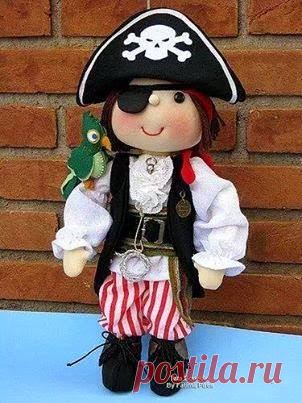 Muñeco de tela pirata | PatronesMil