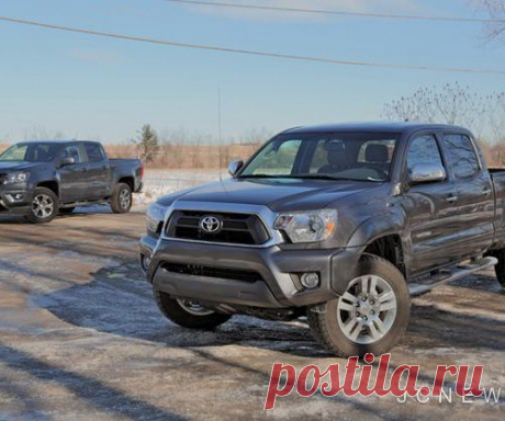 Сравниваем Toyota Tacoma и Chevrolet Colorado 2015 года