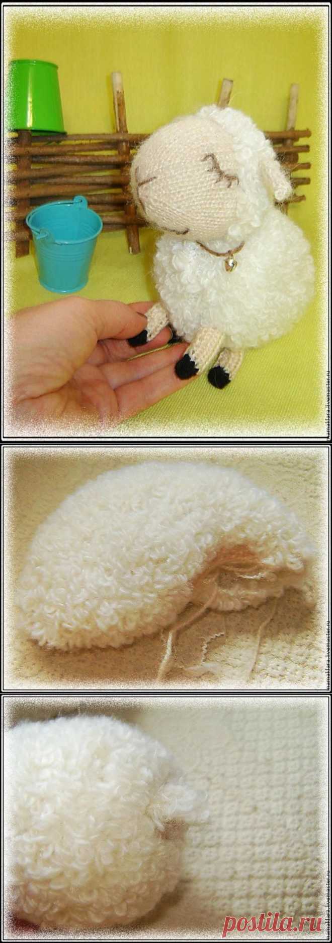 Белая овечка связаная спицами .мастер-класс | Подружки