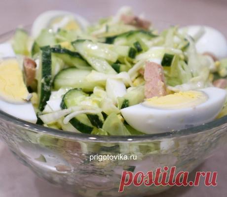Салат с печенью трески. Восторг! Закуска на все случаи! Очень вкусный, легкий и самое главное полезный салат с печенью трески. Его можно готовить хоть каждый день, он все равно не надоедает. Сочетание продуктов