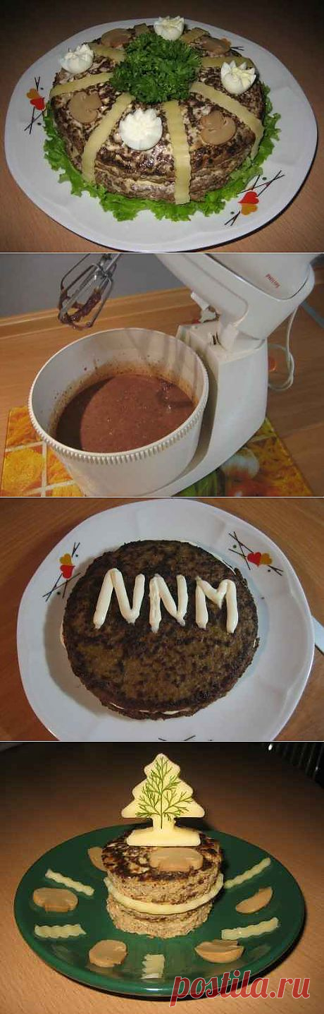 Печеночный торт.