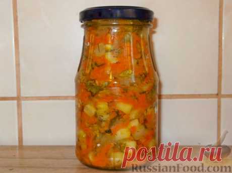 Рецепт: Закуска из кабачков и моркови на RussianFood.com