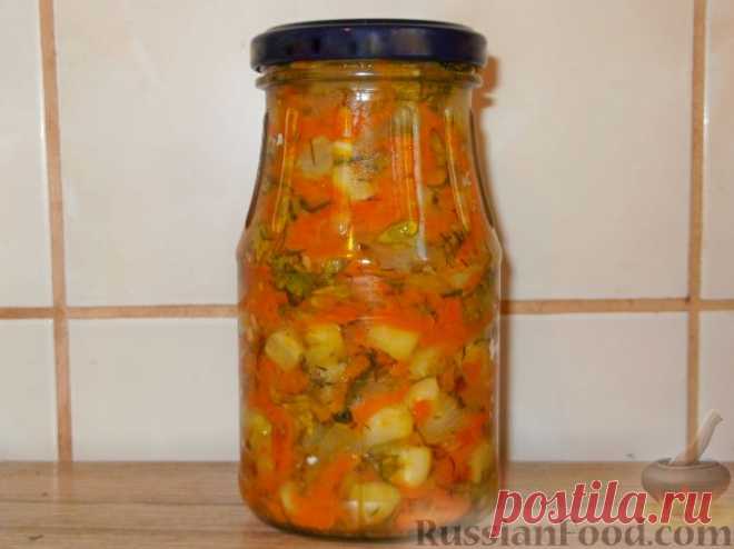 Рецепт: Закуска из кабачков и моркови на RussianFood.com