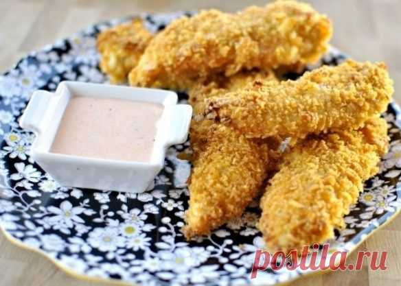 Куриные пальчики в картофельных чипсах | ДОМАШНИЙ ОЧАГ