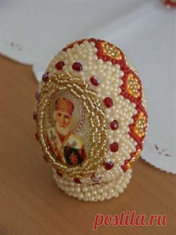 Схемы для оплетения яиц бисером..