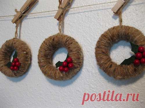 Поделки на основе колец для штор!