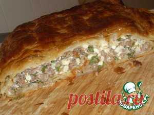 Греческий пирог с мясом - кулинарный рецепт