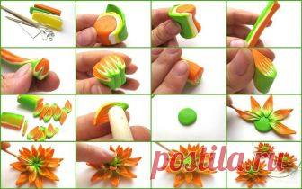 Лепим красивые цветы — Сделай сам, идеи для творчества - DIY Ideas