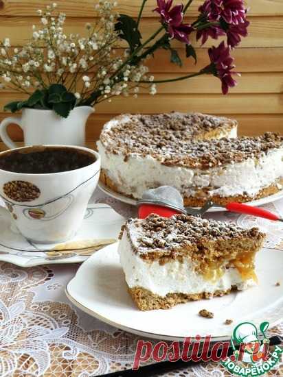 Торт «Яблочко на облачке» Кулинарный рецепт