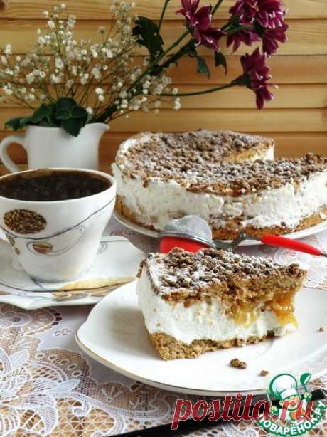 Торт «Яблочко на облачке» Кулинарный рецепт