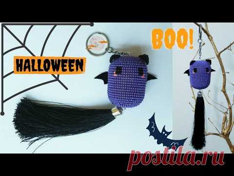 Как сделать ароматизатор в авто или брелок в стиле Halloween? Летучая мышка