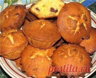 Творожные кексики к чаю за 15 минут! Нежные, пышные и очень вкусные!