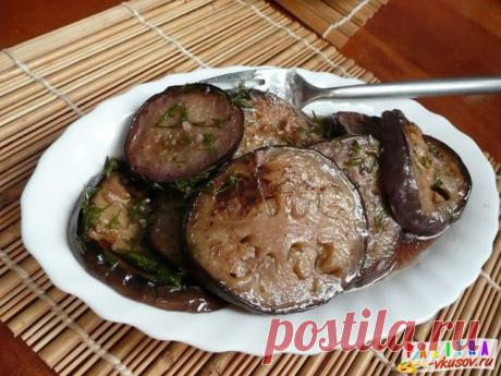 Холодная закуска из маринованных баклажанов (фото-рецепт) | Палитра-вкусов.ру