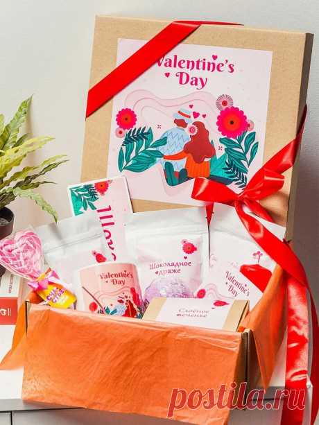 Подарочный набор "Valentine's Day"/Подарок на 14 февраля/День святого Валентина/Любимой/Девушке Gift Station 18651232 купить в интернет-магазине Wildberries