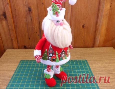​Дед Мороз из флиса — DIYIdeas
