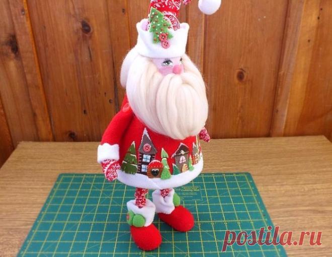 ​Дед Мороз из флиса — DIYIdeas