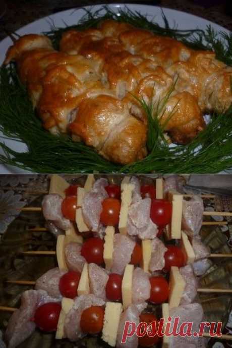 Зимний шашлычок в шубке