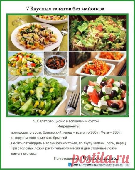сообщение SvetlanaT : 7 Вкусных салатов без майонеза. (00:13 15-09-2015) [4042625/371836760] - galya.nadeina@mail.ru - Почта Mail.Ru