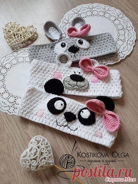 Веселый и яркие повязки - модный аксессуар - Вязание - Страна Мам