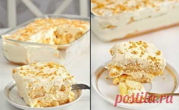 Простые и вкусные рецепты на Новый год!!Тирамису с ананасами