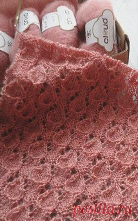 Узор для кофты спицами