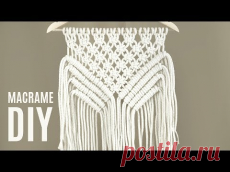 How To Make Easy Macramé Wall Hanging | Wall Decor Tutorial | DIY