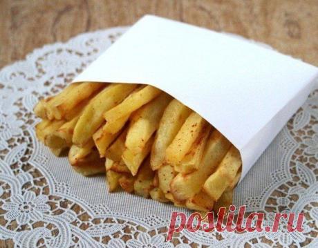Готовим картофель фри (без масла!)