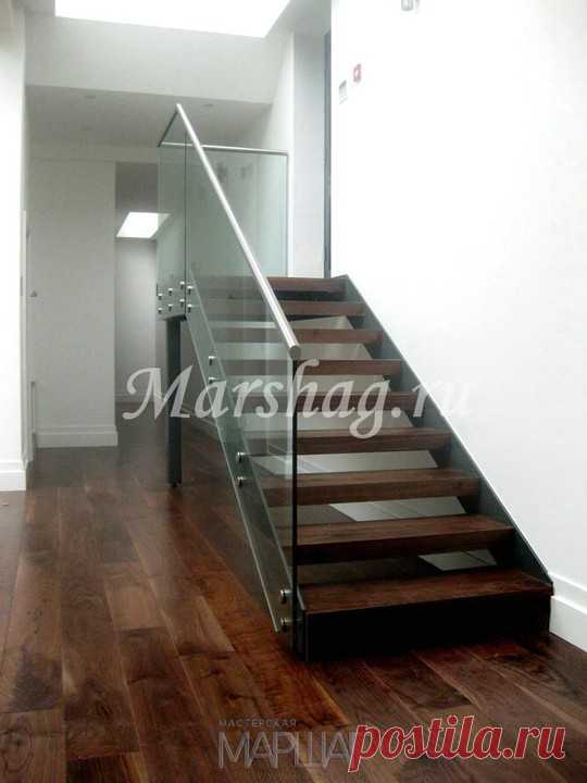 Изготовление лестниц, ограждений, перил Маршаг – Ограждение закаленным стеклом