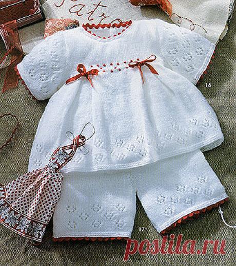 Вязание для детей до года. Коллекция «Белое очарование» | razpetelka.ru
